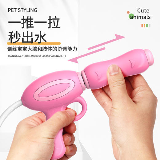 【夏日清凉，水枪大作战！】儿童抽拉式背包水枪玩具 户外戏水水仗 泼水节礼品 在夏日里尽情体验欢乐的时光-QQ 商品图3