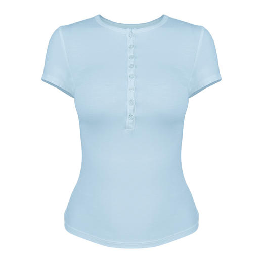 跃牌【周游世界系列】新款瑜伽服女桑蚕丝运动短袖修身透气上衣显瘦T恤TP0853 商品图4