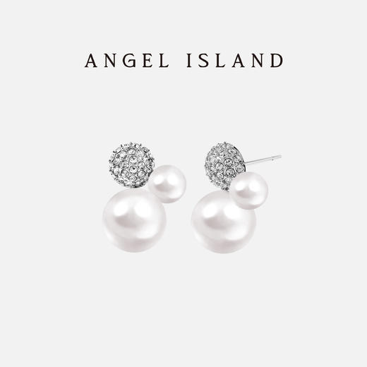 ANGEL ISLAND 时尚铜合金耳饰「Diana」小气泡耳钉 商品图1