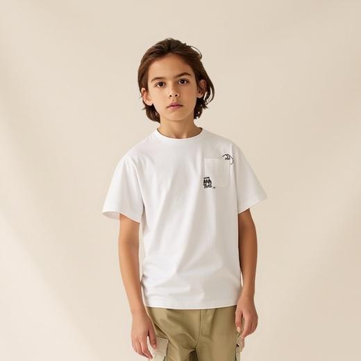 佐丹奴童装商场新款【冰冰系列】【sorona】弹力保型面料T恤03025209 商品图0