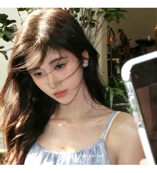 夏日梦幻花蝶清新耳钉套盒 商品图4