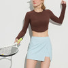 跃牌【周游世界系列】新款瑜伽服女防走光显瘦运动网球跑步A字短裙SH3275 商品缩略图2
