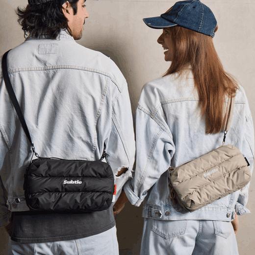 MM 山姆 SUBTLE泡芙斜挎包 石岩灰 商品图3