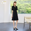 AD高端气质女神范连衣裙女2025新款夏季收腰显瘦职业西装裙小黑裙 商品缩略图2