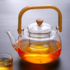 透明提梁壶煮茶壶全玻璃烧水壶电陶炉加热蒸茶器家用养生围炉煮茶壶茶 具套装 商品缩略图0
