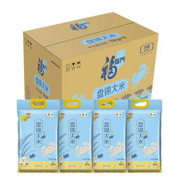 福临门 年货盘锦大米 东北大米 中粮出品 箱装 10斤*4 40斤 /粮油调味 /米 /珍珠米 商品图0