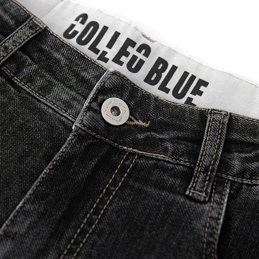 【新品上新】HX 夏季水洗牛仔九分裤合体S210520007101 商品图3