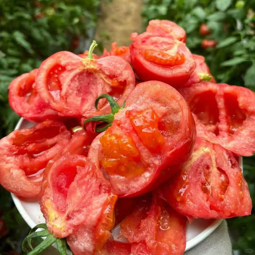 【顺丰快递】陕西泾阳沙瓤普罗旺斯西红柿3-4.5斤（新农家番茄自然熟）小时候的味道 商品图5