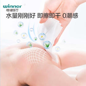 稳健（Winner）生理盐水型湿厕纸60片/袋厕纸湿巾纸巾温和0刺激 /家庭清洁/纸品 /清洁纸品 /湿厕纸
