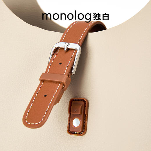 【王楚然同款】独白X卡拉羊新款女士托特包大容量通勤手提包D4512 商品图2