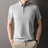 TZW-锦氨无痕冰丝短袖男士POLO衫2025夏季新款商务休闲宽松翻领t恤男 商品缩略图5
