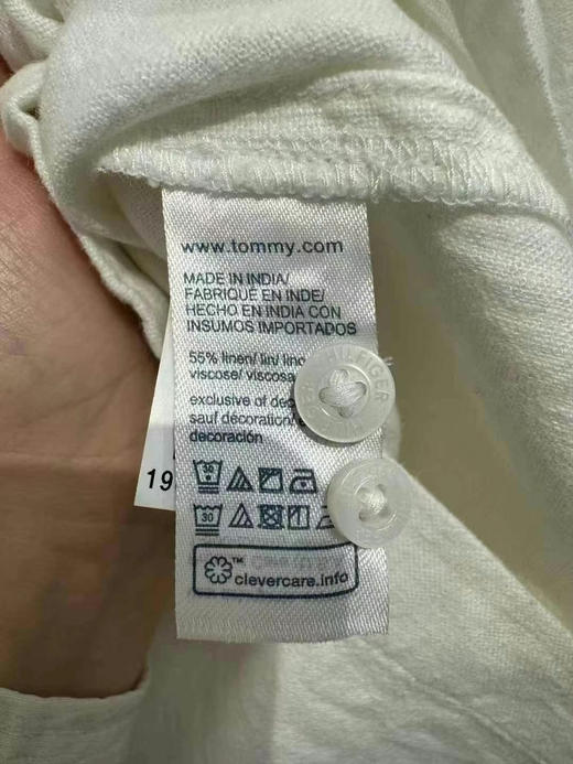 好多人问亚麻衬衣 来啦💰499元直邮🇺🇸Tommy女款长袖亚麻衬衫，这个是relaxed fit，主打休闲慵懒风格 商品图8