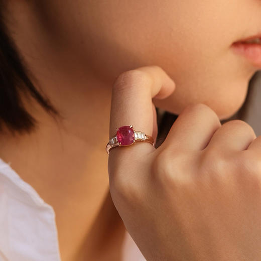 【高级珠宝】绮梦系列 | 星焰织金戒指 商品图1