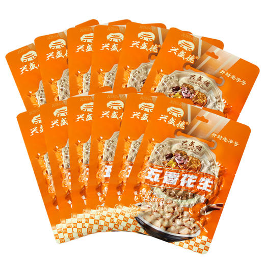 兴盛德麻辣花生五香藤椒120g*12袋真空包装河南开封特产零食坚果 商品图1