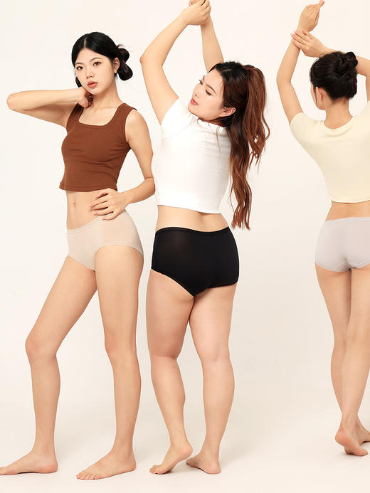 【夏日无痕凉凉fufu内裤】够轻够薄够透气 7A抗菌 内裤天天穿多备几条更换~ 商品图0