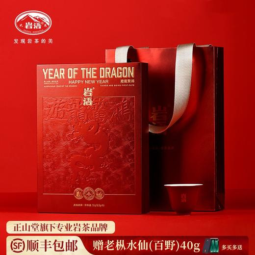 岩语 游龙惊鸿礼盒装 武夷岩茶特级正宗正岩肉桂茶叶组合装送礼51g 商品图0