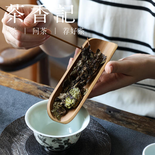 茶香记 虫洞荒野寿眉饼018  政和老白茶  高山荒野茶  果香清甜 商品图2