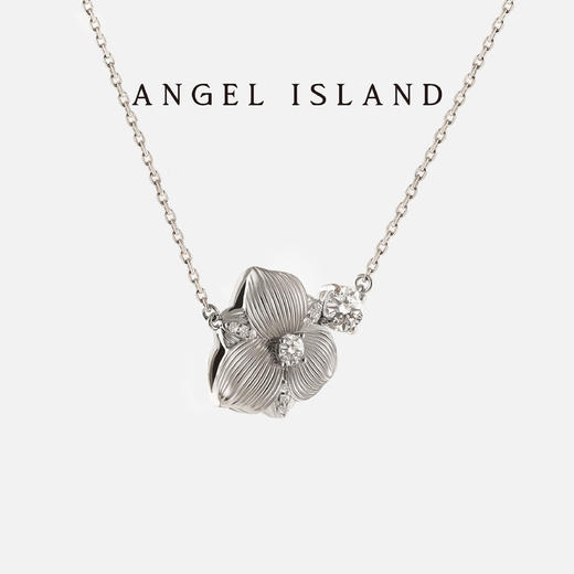 ANGEL ISLAND 「芳华」木槿白金花朵项链 商品图2