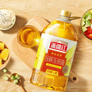 满疆红 食用油 非转基因 黄金胚芽压榨玉米油5L 富含植物甾醇 /粮油调味 /食用油 /玉米油 商品图5