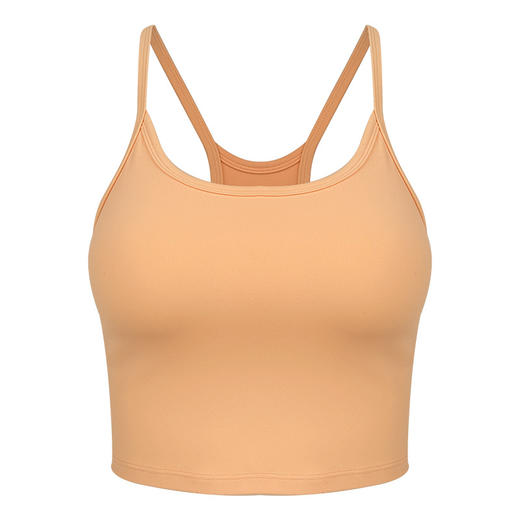 跃牌【周游世界系列】新款瑜伽服女固定杯运动内衣叠穿透气螺纹修身吊带背心BR1628/TP0907 商品图4