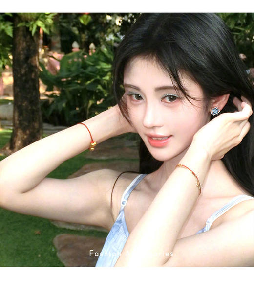 夏日梦幻花蝶清新耳钉套盒 商品图12