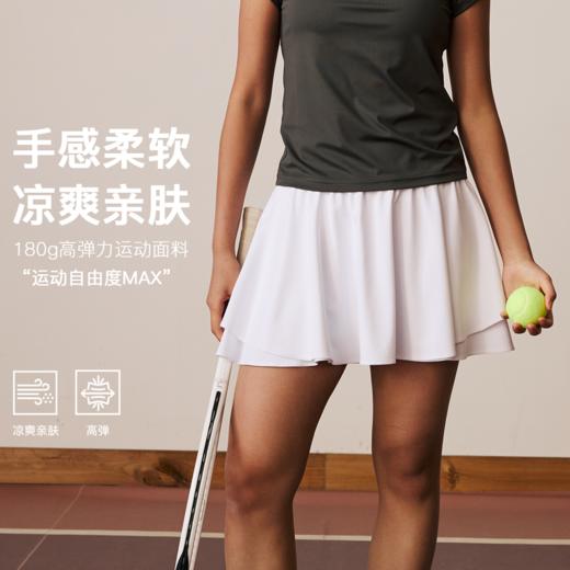 录士LUSHISI月影绘梦主题运动羽毛球网球健身休闲训练口袋短裙女 商品图0