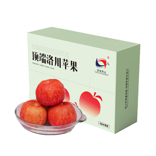 【秦脆6枚中果】陕西延安洛川新品种秦脆苹果水果 商品图0