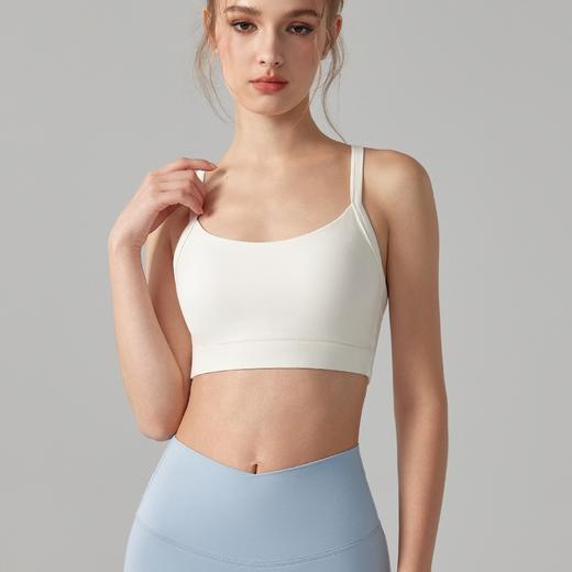 【固定杯】轻/软/弹/润 中强度细肩带瑜伽背心BMMZ252 商品图0