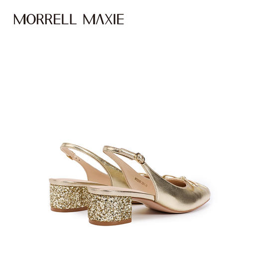 【云粉节】BF楼MM女鞋25新品高跟半凉货号MW252063-GD吊牌价1199活动价1019 商品图3