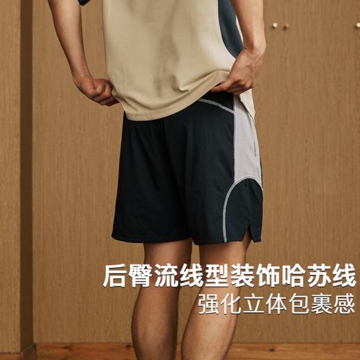 录士LUSHISI叠刃主题运动篮球休闲速干吸湿排汗不过膝四分短裤 商品图2