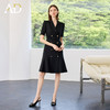 AD高端气质女神范连衣裙女2025新款夏季收腰显瘦职业西装裙小黑裙 商品缩略图0