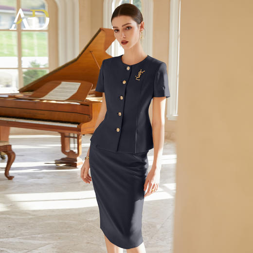 AD高端职业装西装套装女2025新款夏季气质高级感商务西装工作服 商品图0