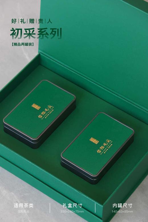 初采半斤【绿.毛尖2罐】23元1套.整箱20套.整箱包邮 商品图1