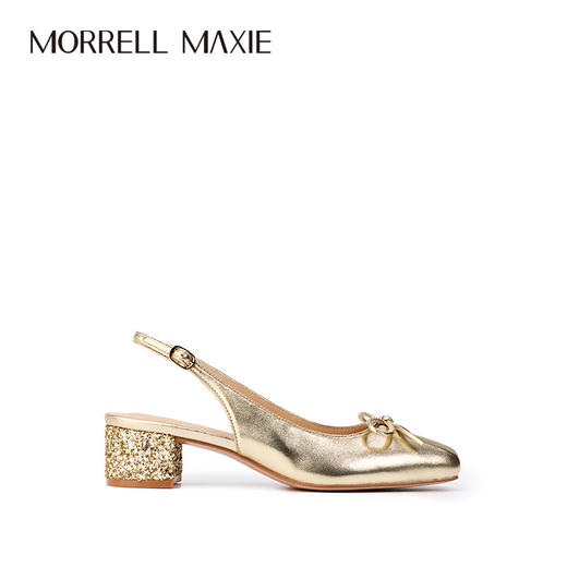 【云粉节】BF楼MM女鞋25新品高跟半凉货号MW252063-GD吊牌价1199活动价1019 商品图2