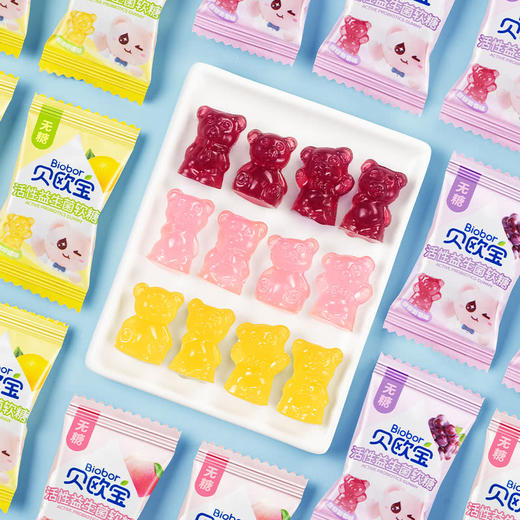 MM 山姆 贝欧宝 活性益生菌软糖（混合口味）（活菌型）（无糖型）500g 商品图3