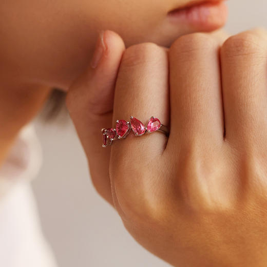 【高级珠宝】绮梦系列 | 星芒银戒指 商品图1