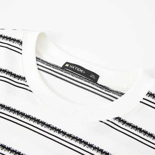 【新品上新】HX 夏季圆领短袖T恤微宽松S102522275101/02 商品图2