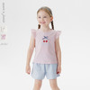【凉感透气】马克珍妮女童蝴蝶结网纱飞袖背心宝宝夏装新款550773 商品缩略图0