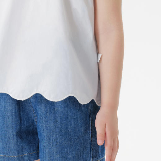 马克珍妮女童优雅百搭小衫儿童衬衫纯棉上衣2025年夏装新款550953 商品图4