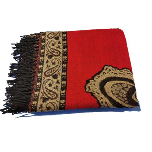 【民族风空调房披肩 】女士羊绒围巾旅游斗篷式披肩两用外搭潮 商品图4