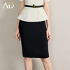AD高端黑色职业半身裙女2025新款夏季时尚气质通勤包臀裙一步裙子 商品缩略图0