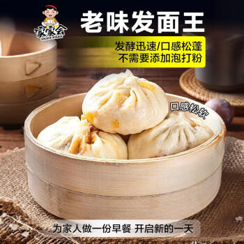 家家会老味发面宝发面王5g*100袋 发面旺发酵粉酵母粉耐高糖高活性商用 /粮油调味 /烘焙原料 /酵母/发酵粉 商品图1