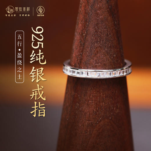 【盈绕之土】925纯银戒指 商品图0
