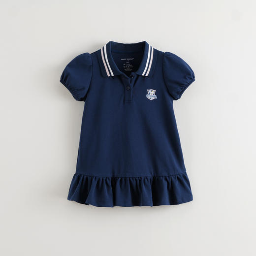 【凉感】马克珍妮女童学院polo运动连衣裙宝宝裙子夏装新款550790 商品图2