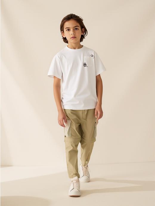 佐丹奴童装商场新款【冰冰系列】【sorona】弹力保型面料T恤03025209 商品图1