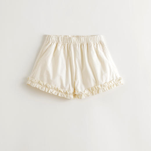 马克珍妮女童甜美花边拼接短裤宝宝裤子纯棉2025年夏装新款550900 商品图2