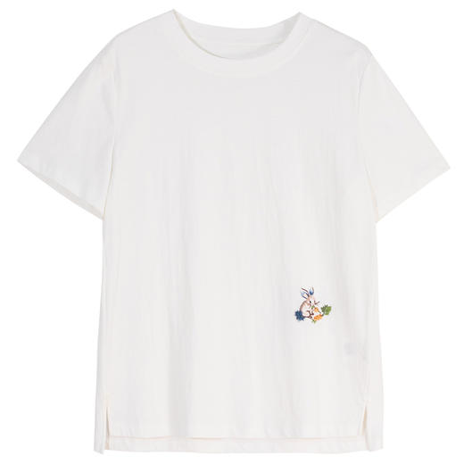 牧衣游 汉麻棉生肖刺绣T恤 限量福利款 午后慵懒【不支持会员折】 商品图4