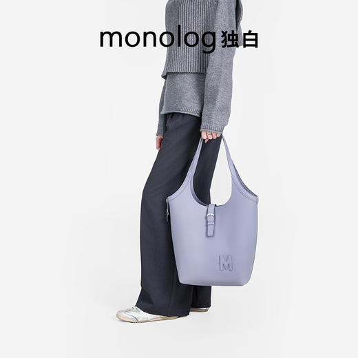 【王楚然同款】独白X卡拉羊新款女士托特包大容量通勤手提包D4512 商品图6