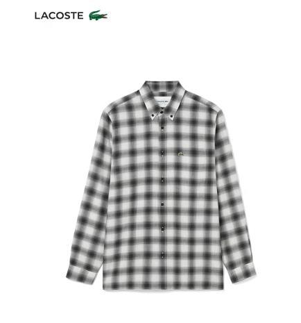 法国鳄鱼LACOSTE男长袖衬衫CH6347-10KBR 商品图0