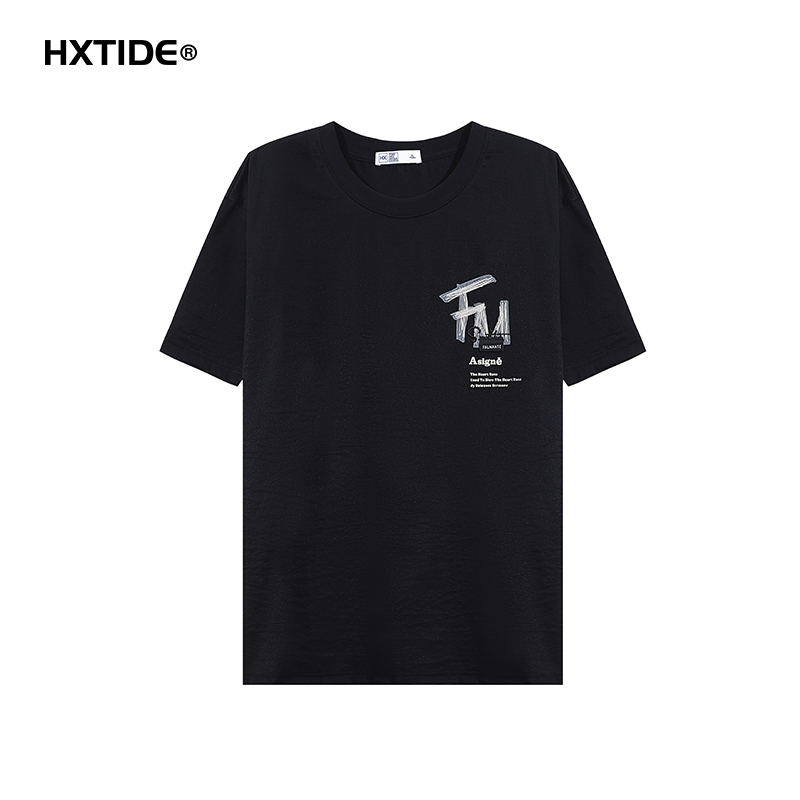 【新品上新】HX 夏季圆领短袖T恤合体S102522079101/02